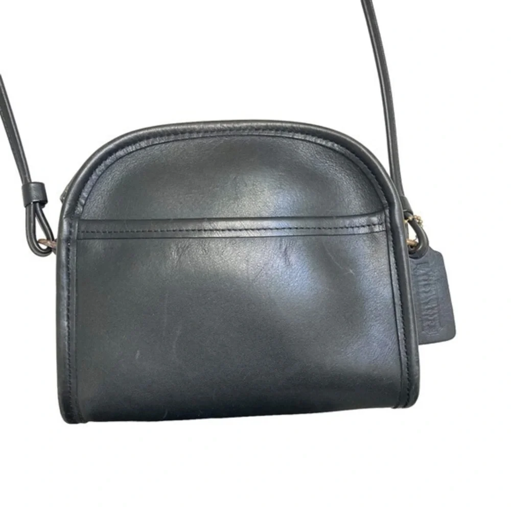 Coach 9017 vintage black leather Abbie crossbody
